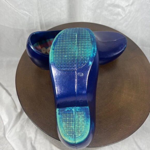 Vintage Jolly's Classic Closed Back Clogs in Blue - Size 7 - Picture 8 of 8